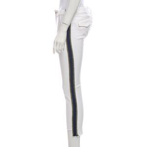 Pam & Gela Skinny White Cropped Jeans Small